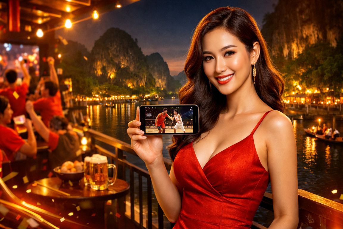 Người dùng tại Ninh Bình đang xem tỷ lệ kèo bóng rổ trên điện thoại Android ngoài trời